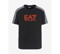 T-shirt EA7 Visibility Contrast Logo short sleeve black red grey - M