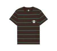 Element - Bigfoot Pocket Label Bigfoot Java Stripe - T-Shirt - brown - L - 100% Organic Cotton,Jersey L