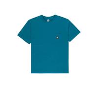 Element Icon Label Pocket - Short Sleeve T-Shirt - Men - Blue.