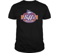 t Shirt Fashion Men t-Shirt bioshick BIFF_S AUTO Detailing BTTF Back Future Marty McFly BIFF TANNEN Geeky Top Sweatshirt Short Sleeve Black XXL