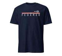 T-Shirt Federer | Sport | Tennis | Padel | Gift | Birthday | Roger Federer Tshirt | Roger | Roger Tshirt, navy blue, M