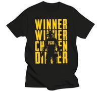 T-Shirt for Men & Women PUBG T-Shirt Playerunknown's Battlegrounds T-Shirt 2019 New Short Sleeve Casual T-Shirt Tee Black