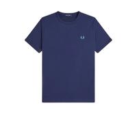Ringer T Shirt Tennis Blue, XL