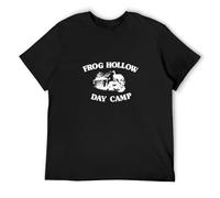 T Shirt Frog Hollow Day Camp Men Rock Band Tee Black M