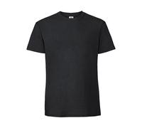 T-shirt Fruit of the Loom Ringspun Premium Noir 3XL