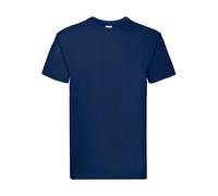 T-shirt Fruit of the Loom Super Premium Bleu M