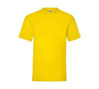 T-shirt Fruit of the Loom Valueweight Jaune 3XL