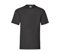 T-shirt Fruit of the Loom Valueweight Noir 3XL