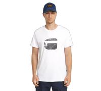 Finger Print Burger T-Shirt - White - Men M