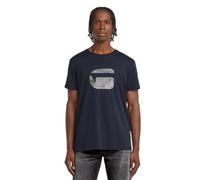 T-shirt G-Star Finger Print Burger Bleu S