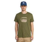 G-STAR Men's Finger Print Burger R T Undershirt, Green Shadow Olive D26041-c506-b230, XL