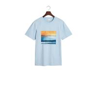 Gant Placed Graphic Short Sleeve T-shirt Blue M Men