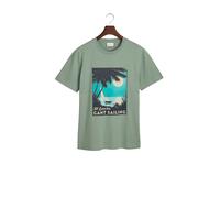GANT Sailing Print Graphic T-Shirt - L, Kalamata Green