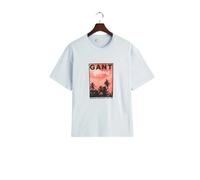GANT Men's Washed Graphic Tshirt Light Blue M