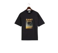 T-shirt Gant Washed Graphic Noir M