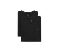 GANT Men's V-Neck T-Shirt 2-Pack Underwear, Black, One Size (Pack of 2)