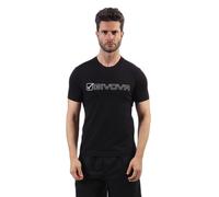 Givova COTTON T-SHIRT BLACK WORLD Size M