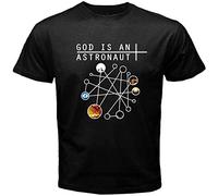 T Shirt God is an Astronaut Post Rock Instrumental Band 3D Print Short Sleeve Tee Shirts T Shirt Size M Black