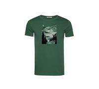 T-shirt Greenbomb Nature Lakeside Guide Vert L
