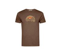 T-shirt Greenbomb Peak Circle Spice Marron 2XL