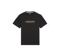 Guess American Tradition Short Sleeve T-Shirt Black White Red - S