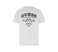 T-shirt Guess Flags and Cord Blanc S