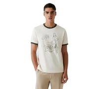 T-shirt Guess No Plan To Leave Beige S