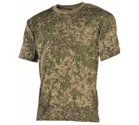 T-Shirt Half Sleeve Russian Digital Woodland Camouflage T-Shirt