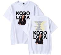 T-Shirt Harajuku Fashion Cotton Tee-Shirt Round Neck Cotton T-Shirt Men Women Streetwear Tops 2D Double-Sided Print Short Sleeved Unisex Summer Short Sleeved-White||3X_l