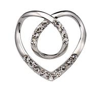 T-shirt Heart Scarf Brooches Crystal Silk Scarf Buckle Brooch Shawl Rings Clip Scarves Fastener Knotted Button Pin Clothes Corner Knotted Button