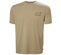 Helly Hansen Skog Recycled Graphic Short Sleeve T-shirt Beige S Men