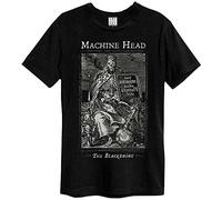 T-Shirt Homme amplifié Machine The Blackening 100% Coton Noir