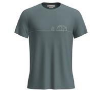 T-shirt Icebreaker M Mer Core SS Tee Single Line Camp (BLUE ASH) Men