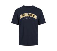 JACK & JONES Male T-Shirt Plus Size Logo T-Shirt, Blazer navy, XXL