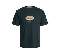 T-shirt Jack & Jones Crew Jordalston Branding Blanc XL
