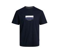 T-shirt Jack & Jones Crew Jordalston Branding Bleu S