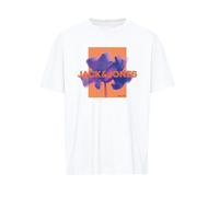 T-shirt Jack & Jones Florals Blanc S