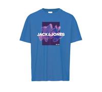 T-shirt Jack & Jones Florals Bleu S