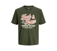 JACK & JONES Jjelogo Tee SS O-Neck 2 Col Aw25 Sn, Green (Duffel Bag), M