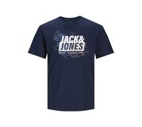T-shirt Jack & Jones Map Logo Bleu S