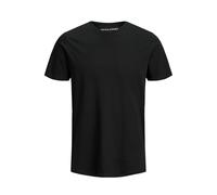 T-shirt Jack & Jones O-neck GT Organic basic Noir 5XL