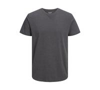 JACK & JONES Men's Jjeorganic Melange Tee Ss O-neck Noos T-Shirt, Dark Grey Blend, M