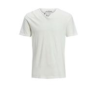 T-shirt Jack & Jones Split neck Blanc S