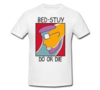 T-Shirt Jersey Shirt Bed Stuy Do Or Die-Do The Right Thing Movie Spike Lee_WhiteL011 White
