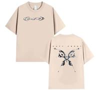 T Shirt Katy Singer Perry Tour Album Tee Men Women Retro Fashion Cotton Short Sleeve Hip Hop Harajuku Oversized T-Shirt XS-3XL-Khaki||l
