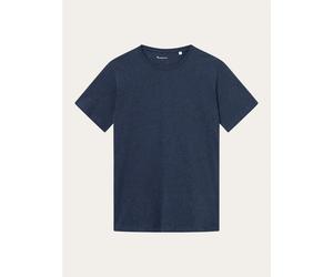 T-shirt KnowledgeCotton Apparel Agnar Bleu XS