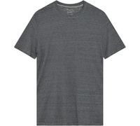 KnowledgeCotton Apparel - Organic Linen Striped T-Shirt - T-shirt size M, grey