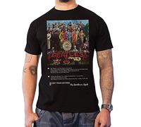 T-Shirt # L Black Unisex # Sgt Pepper