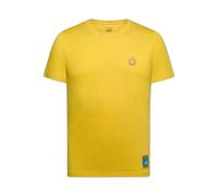 La Sportiva Climbing On The Moon Short Sleeve T-shirt Yellow L Man