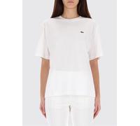 Short-sleeved Lacoste Relaxed Fit Logo white women's t-shirt - 34